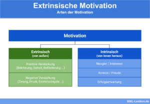 Extrinsische Motivation: Arten der Motivation