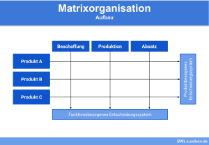 Aufbau einer Matrixorganisation